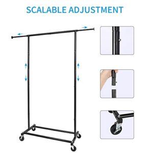 Fishat Simple & Heavy Duty Single Standard Rod Garment Rack