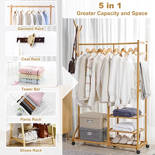 Homde Clothing Rack + Extral Large Clothes Rack