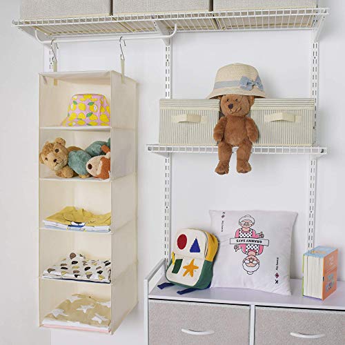 GRANNY SAYS Bundle of 2-Pack Toy Boxes & 1-Pack Hanging Closet Organizer