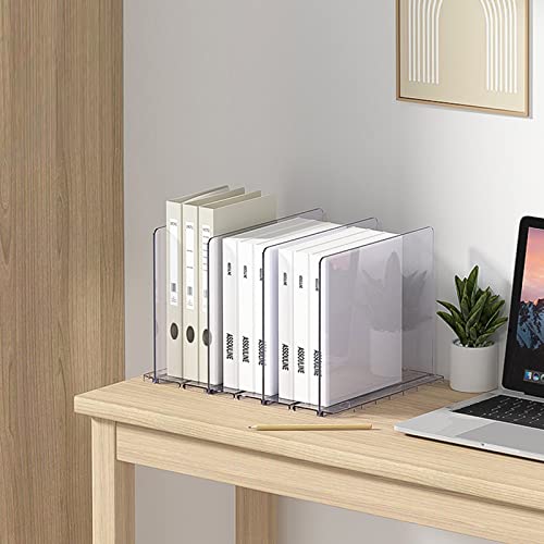 Creahappy 5pcs Shelf Dividers for Closet Shelf Organizer with Base Shelf Closet Organization Adjustable Cabinets Shelf Vertical Purse Separator Closet Bookshelf for Organization in Bedroom Office