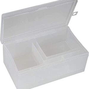 Battery Storage Caddy | Organize Multi Sized Spare Batteries | See-Through Plastic Container (1)