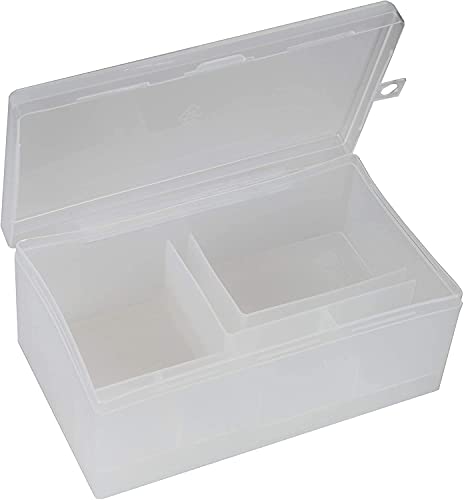 Battery Storage Caddy | Organize Multi Sized Spare Batteries | See-Through Plastic Container (1)