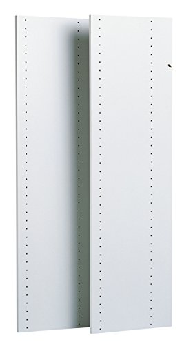 Easy Track Vertical Panels Closet Storage, 72" - 2 Pack, White