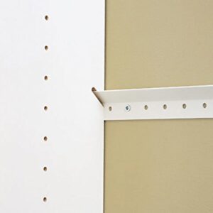 Easy Track Vertical Panels Closet Storage, 72" - 2 Pack, White