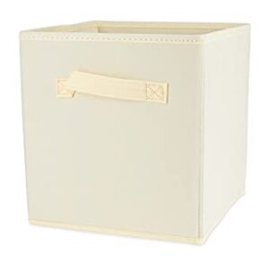 DFL INC. Fabric Storage Bins, Organization - Storage, Closet Organizer Cube Storage, 6 Pack (Beige)