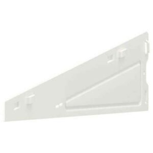 boaxel bracket 15 3/4" white fits boaxel mounting rail shelf clothes rail
