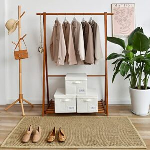 GRANNY SAYS Bundle of 1-Pack Hanging Closet Organizers and Storage & 3-Pack Clothing Storage Bins