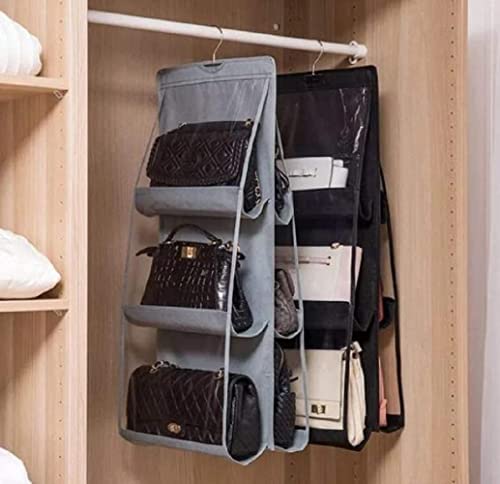 GUAGLL Wardrobe Storage Bag for Handbag Non-Woven Tote Bag Storage Wall Hanging Bag Finishing Storage Bag