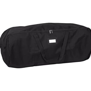 Covermates Keepsakes - Storage Duffel Bag - Heavy Duty Polyester - Reinforced Handles - Closet Storage-Black