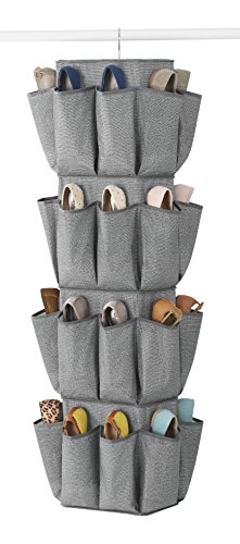 Whitmor Rotating Crosshatch Gray Closet Organizer