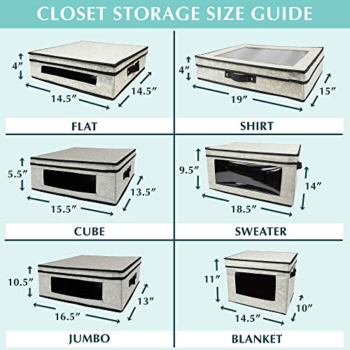 DII Breathable Closet Storage Organizer, Cube, Damask