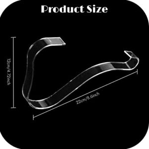 RMISODO 10 Pieces Acrylic Shoes Stand Display Women Sandal Shoes High Heel Shoes Supporter Insert Holder for Shoes Store Retail Shop Home Display Use