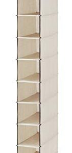 Whitmor 10 Section Hanging Shoe Shelves 11.5x5.5x48.0