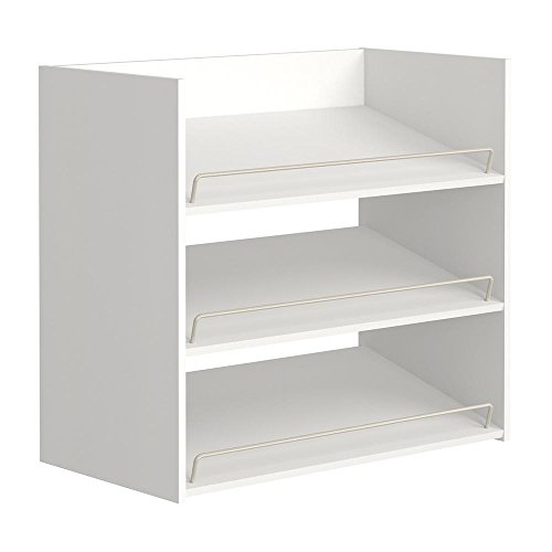 Closet Maid 14905 Impressions 3-Shelf White Shoe Organizer