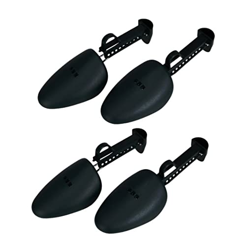 VASANA 2 Pairs Adjustable Shoe Tree Practical Shoe Stretcher Plastic Shoe Shaper Boot Holder Portable Shoe Support Keeper for Men