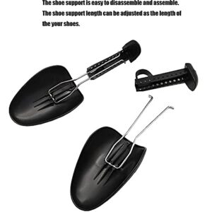 VASANA 2 Pairs Adjustable Shoe Tree Practical Shoe Stretcher Plastic Shoe Shaper Boot Holder Portable Shoe Support Keeper for Men