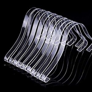 10Pcs/5 Pair Durable Clear Acrylic Shoe Display Stand Shoe Supports Shaper Forms Inserts for Shoe Store Retail Shop or Home Display Storage Use Home Decoration