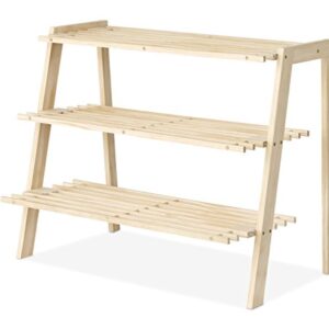 Whitmor 3-Tier Wood Shoe Shelves