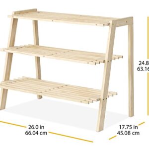 Whitmor 3-Tier Wood Shoe Shelves