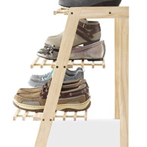 Whitmor 3-Tier Wood Shoe Shelves