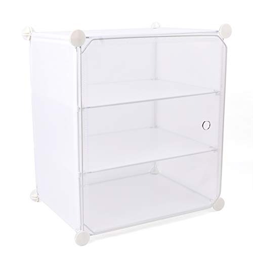 Shoes Storage Box Shoes Organizer Cabinet with Doors Free Combination White Standing Storage Drawer Shelf 3x 12 Cube Unit for Entryway Hallway Living Room 19.6x 12.6x 73.6in