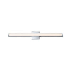 maxim 52006pc spec collection 36 inch dimmable led bathroom vanity light i 3000k i polished chrome i modern contemporary light fixture i perfect for bathroom vanities