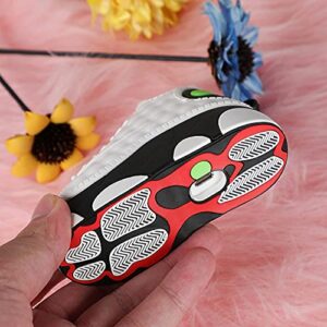 Sports Shoes Airpod pro Case Cover, 3D Creative Sports Shoes Cute Cartoon Funny Fun, Soft Silicone Air pods Character Skin Keychain Ring, Girls Boys Teens Men Case for Airpods Pro 2019