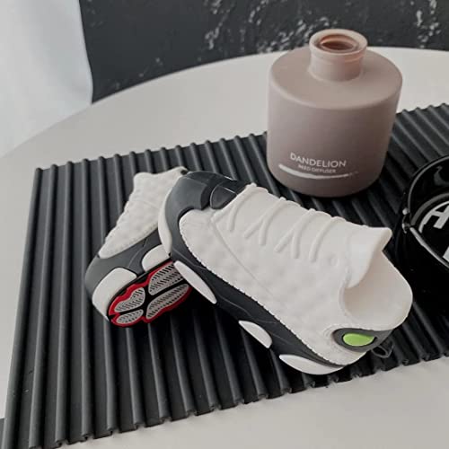 Sports Shoes Airpod pro Case Cover, 3D Creative Sports Shoes Cute Cartoon Funny Fun, Soft Silicone Air pods Character Skin Keychain Ring, Girls Boys Teens Men Case for Airpods Pro 2019
