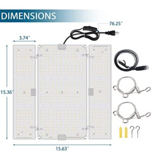 Barrina BU 2000 LED Grow Light, Full Spectrum with IR, 4x4FT Coverage, Dimmable, Adjustable Light Panel, 816 LEDs, High PPFD, Plant Grow Light for Indoor Plants Seedling Growing Flowering Fruiting