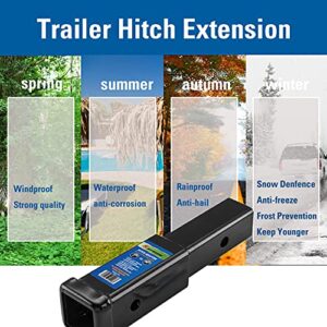 KAITWOSON 52015 Trailer Hitch Extension Receiver Tube Extenders, 7 inches Length, 3500 lbs. GTW