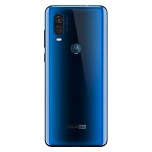 Motorola One Vision (128GB, 4GB RAM) 6.3" 21:9 Long Display, Dual 48MP Camera, US + Global 4G LTE GSM Factory Unlocked XT1970-2 - International Version (Sapphire Blue) (Renewed)