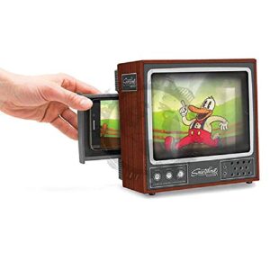 weiwu screen magnifier retro tv shaped 3d amplifier enlarged video picture from mobile phone