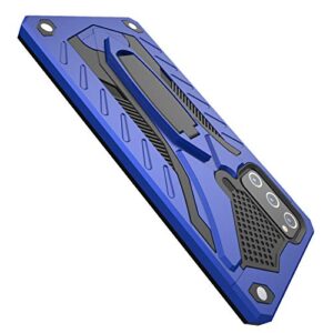 Kitoo Designed for Samsung Galaxy S20 FE Case with Kickstand 5G, Military Grade 12ft. Drop Tested - Blue