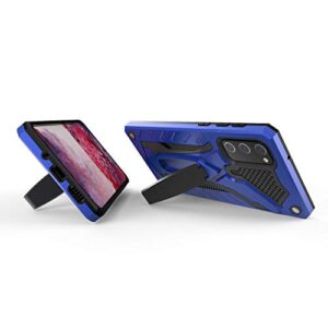 Kitoo Designed for Samsung Galaxy S20 FE Case with Kickstand 5G, Military Grade 12ft. Drop Tested - Blue