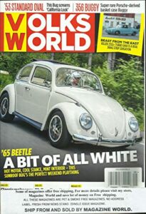volks world magazine, a bit of all white may, 2020 printed in uk *
