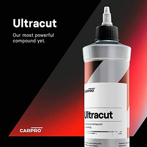 CARPRO UltraCut - 250ml - Extreme Cut Compound, Low Dusting, Minimal Hazing, for Rotary or DA Polishing with Long Work Time