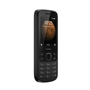 Nokia 225 Unlocked 4G Cell Phone, Black (AT&T/T-Mobile/Cricket/Tracfone/Simple Mobile) (Renewed)