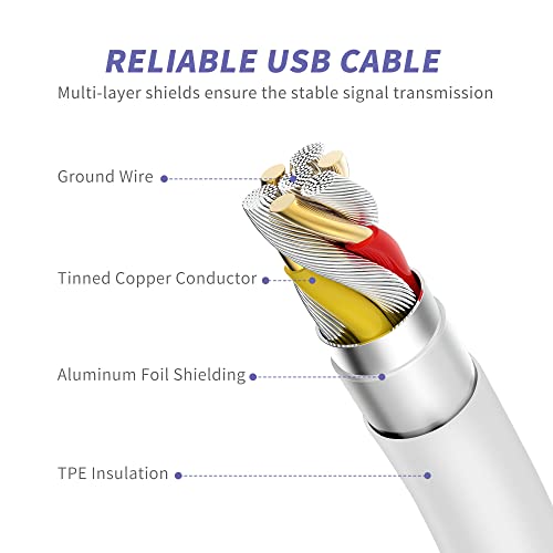 iPhone Charger Fast Charging,【Apple MFi Certified】 2Pack 20W Type C Fast Charger Block with 6FT USB C to Lightning Cable for iPhone 14/13/13 Pro/12/12 Pro/12 Pro Max/11/Xs Max/XR/X,iPad,AirPods Pro