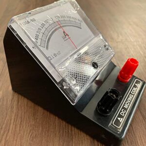 Galvanometer 50-0 - 50 μa - DC Moving Coil Ammeter EDM-80 Model - Micro amperes