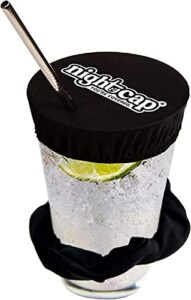 nightcap drink cover scrunchie- the reusable drink spiking prevention scrunchie as seen on shark tank