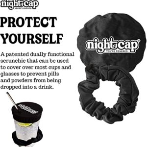 Nightcap Drink Cover Scrunchie- The Reusable Drink Spiking Prevention Scrunchie As Seen on Shark Tank