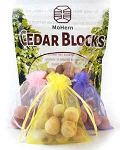 mohern cedar balls for clothes storage, 30 pcs cedar blocks for clothes storage, cedar chips for clothes storage