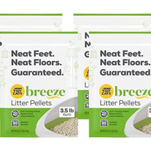 Purina Litter Tidy Cat Breeze Pellets, 3.5 lb, New 4 - Pack