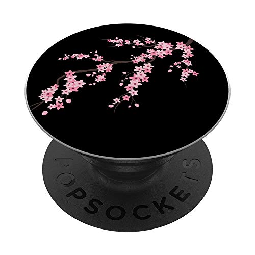 Japanese Sakura Anime Pretty Flower Florist Cherry Blossom PopSockets PopGrip: Swappable Grip for Phones & Tablets