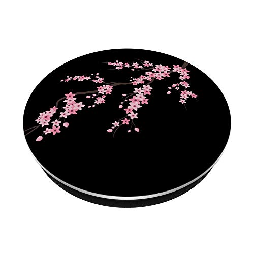 Japanese Sakura Anime Pretty Flower Florist Cherry Blossom PopSockets PopGrip: Swappable Grip for Phones & Tablets