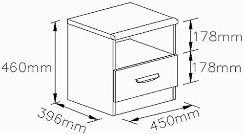 Bedside Table Bedroom Bedside Table, Bedside Table Bedside Table Furniture Modern Bedroom Locker Living Room Furniture 45 * 39.6 * 46cm Lovely Little Bedside Cabinet