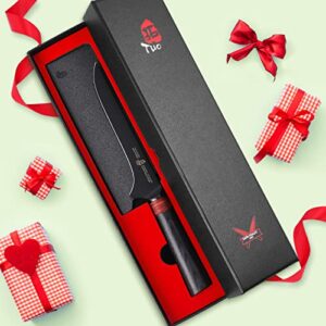 TUO Boning Knife 6" - Ultra Sharp Flexible Meat Fillet Knife - HC Japanese AUS-8 Stainless Steel - Comfortable Pakkawood Handle with Sheath & Luxurious Gift Box - Dark Knight Series