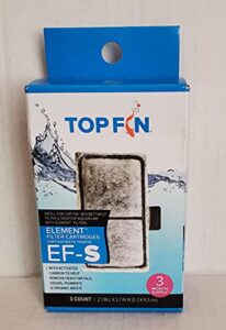 top fin ef-s element filter cartridge 3 month supply 2.1 in x 3.7 in