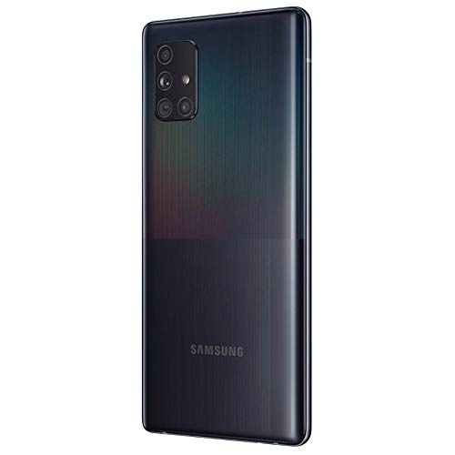 Samsung Galaxy A71 A716U 5G 128GB, GSM Unlocked, Prism Cube Black (Renewed)