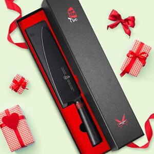 TUO Japanese Chef Knife Professional Chefs Knife 8 inch, AUS-8 Steel Kitchen Knife for Home Restaurant, Ergonomic Pakkawood Handle with Sheath and Gift Box